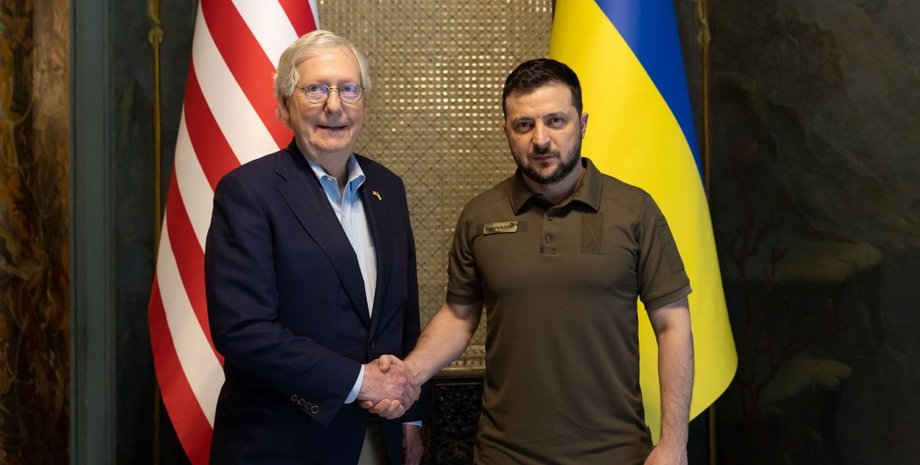 Мітч Макконнелл, Володимир Зеленський, сенатор, відставка, Сенат, США, фото