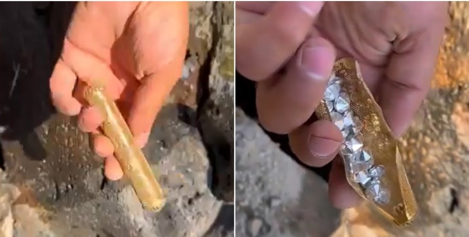 Діаманти у скелі, Туреччина, мисливець за скарбами, відео, знахідки, ювелірні прикраси, дорогоцінне каміння