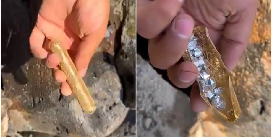 Діаманти у скелі, Туреччина, мисливець за скарбами, відео, знахідки, ювелірні прикраси, дорогоцінне каміння