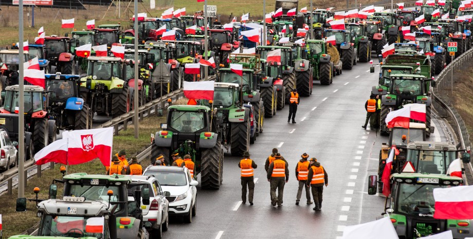 протесты на границе, польша украина протест, протесты фермеров, протесты фермеров в польше