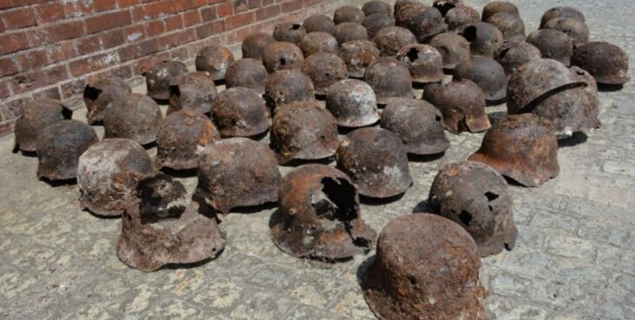 шлемы со Второй мировой войны