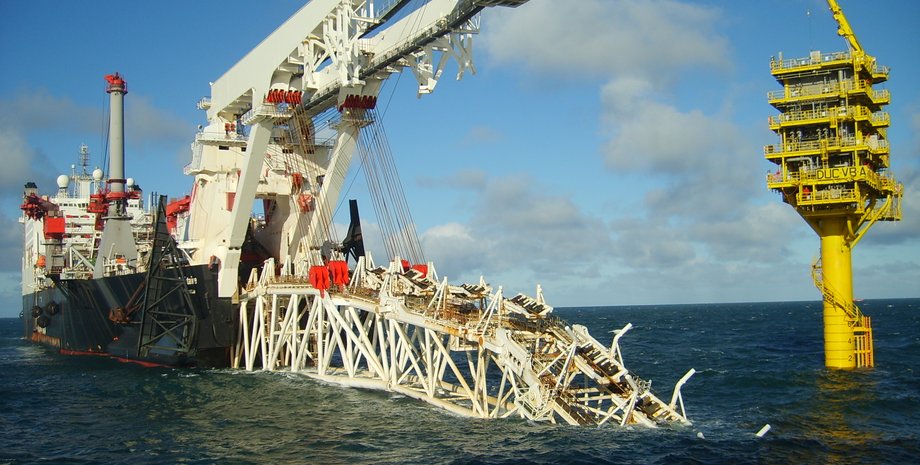 Северный поток-2, строительство, газопровод