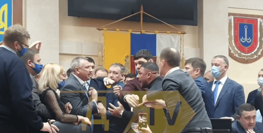 Драка депутатов, областной совет, одесса, одесский облсовет, драка, потасовка