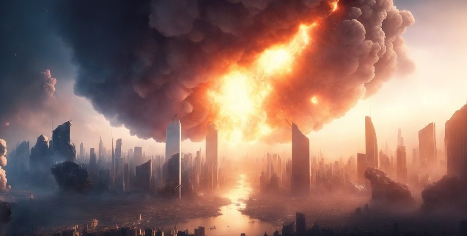 кінець світу, вибух, місто, руйнування