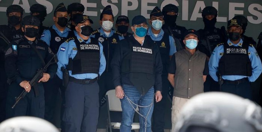 Гондурас, наркоторговля, президент Гондураса, Хуан Орландо Эрнандес, арест президента Гондураса