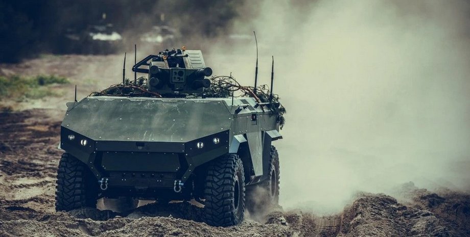 Łukasiewicz - PIAP Hunter UGV, БРМ, разведывательный броневик