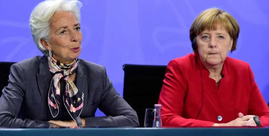 Кристина Лагард и Ангела Меркель / Фото: Getty Images/AFP