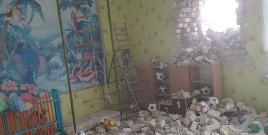 обстрел сада в Станице Луганской, Станица Луганская, обстрел сада российскими оккупантами