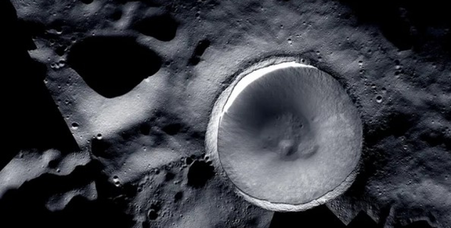 кратер Шеклтон Луна