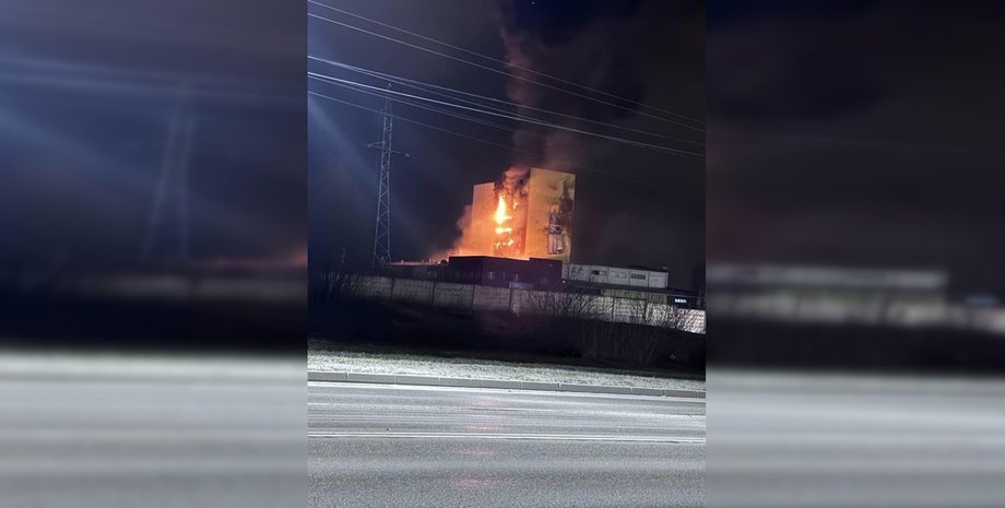 промсинтез, вогонь, пожежа