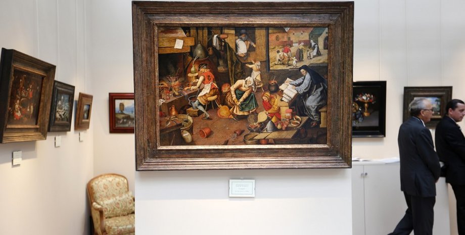 Картина, выставка, аукцион, полотно, галерея