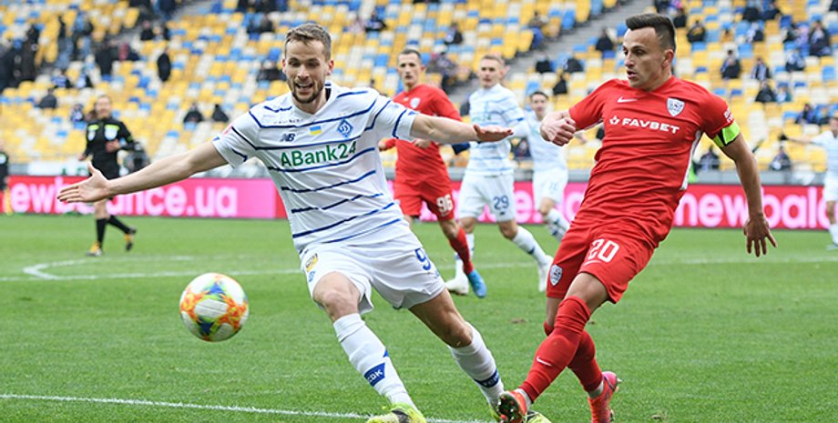 Футбол, Динамо Киев, ФК Минай, Чемпионат Украины