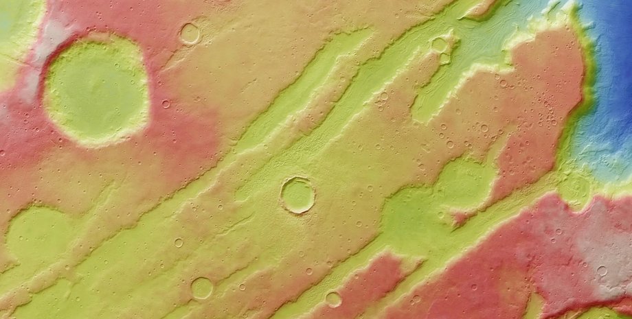 марс, льодовиковий період, лід, марсіанський ландшафт