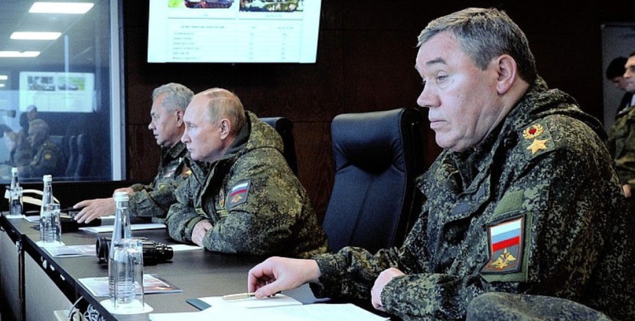 Сергей Шойгу, Владимир Путин, Валерий Герасимов, фото