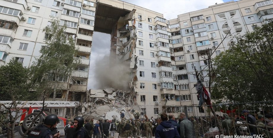 Белгород, обвал дома, Белгород взрыв, Белгород взрыв