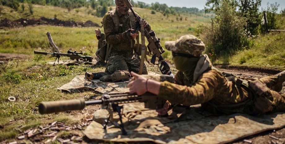 снайперы ВСУ, снайпер, снайпер на позиции, снайперская винтовка, солдаты, война