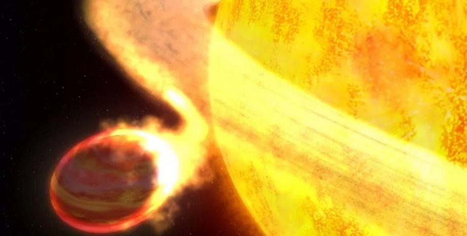 планета, зірка, поглинання