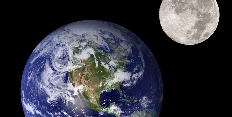 земля і місяць