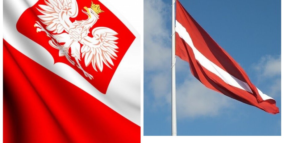 россия, шпионаж, польша, латвия, флаги, фото