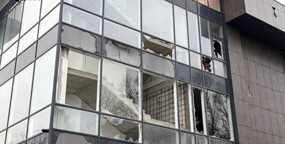 наслідки обстрілу Дніпра