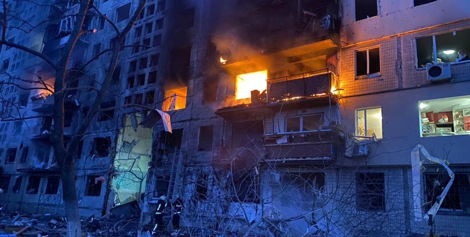 Пожар в Киеве