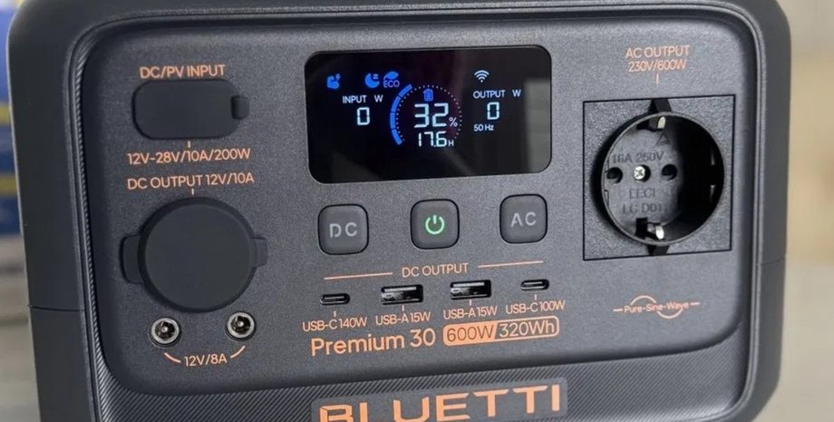 Bluetti Premium 30 V2 зарядная станция Bluetti Premium 30 V2 зарядная станция обзор