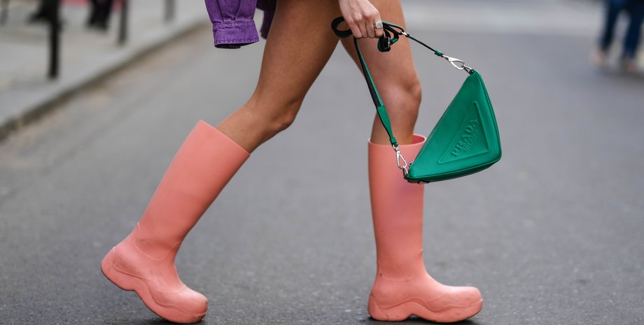 резиновые сапоги, с чем носить сапоги
