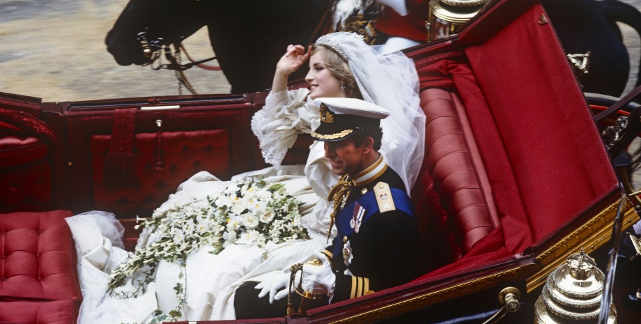 принц Чарльз, Діана Спенсер, весілля, фото