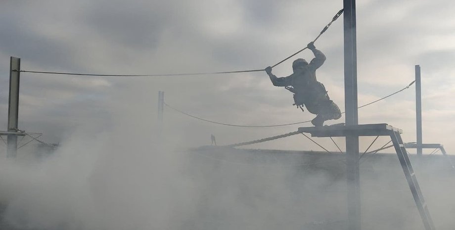 морпех, дым, всу, украина, солдат, подготовка