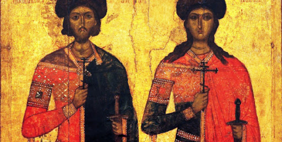 Изображение мучеников Бориса и Глеба
