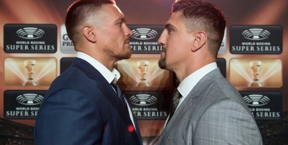 Александр Усик и Марко Хук / Фото: instagram.com/lomus.ua