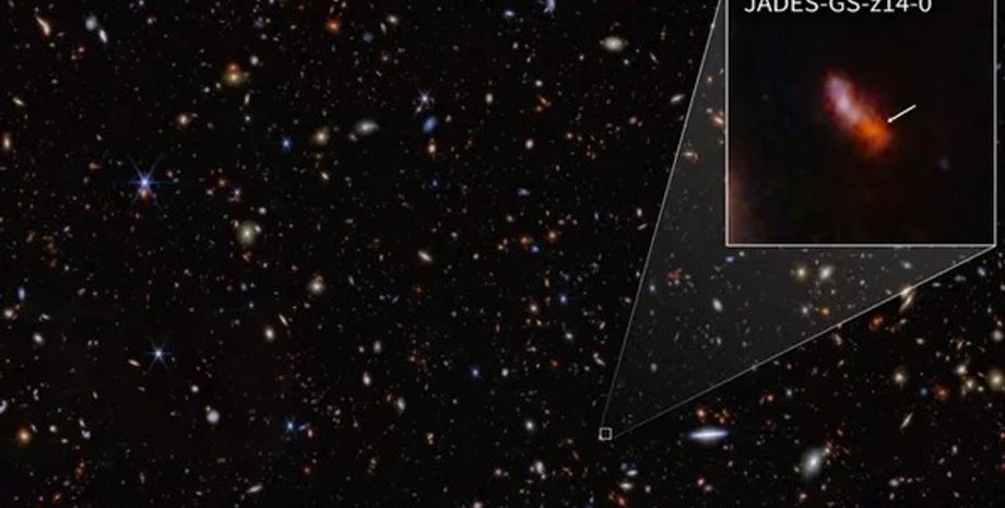 галактика JADES-GS-z14-0