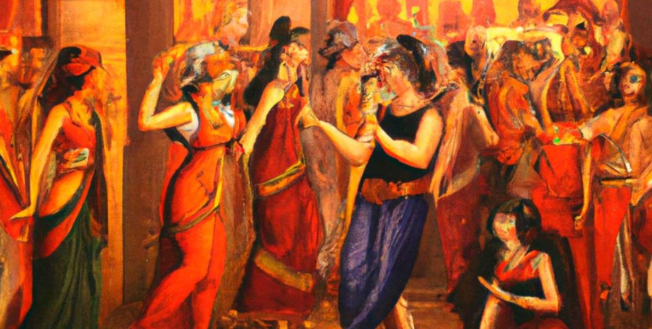 древние люди, вечеринка, история, празднование, фестиваль