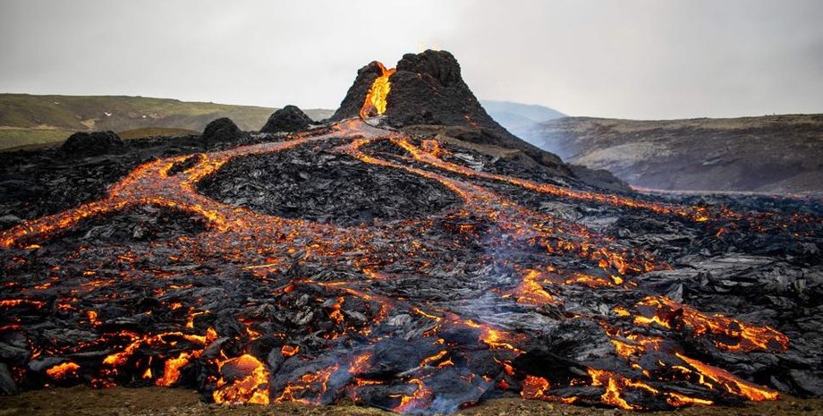 вулкан, извержение вулкана