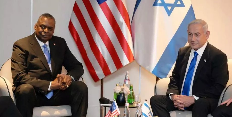 остин обсудил с нетаньяху агрессию ирана, остин обсудил с нетаньяху ядерную программу ирана