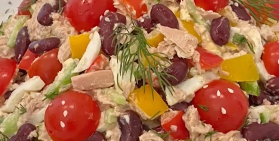 Салат із тунцем, рецепт салату