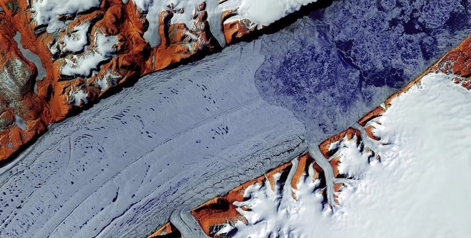 ледник петерманна, гренландия, таяние ледников