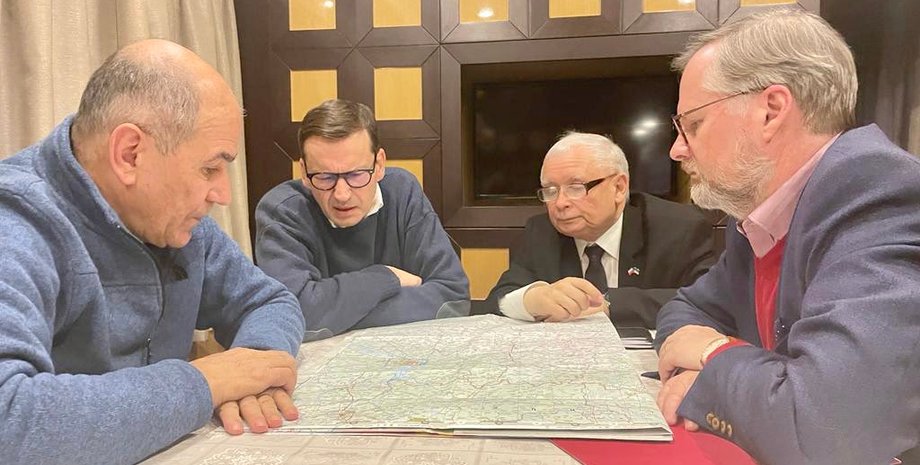 країни єс, Матеуш Моравецький, Петр Фіала, Янез Янша, вторгнення Росії в Україну, коли закінчиться війна в Україні