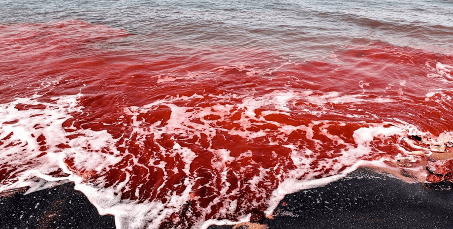 пляж, иран, ормуз, кровавый пляж, оксид железа, минерал