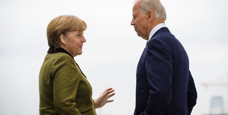 Встреча Ангелы Меркель и Джо Байдена - фото