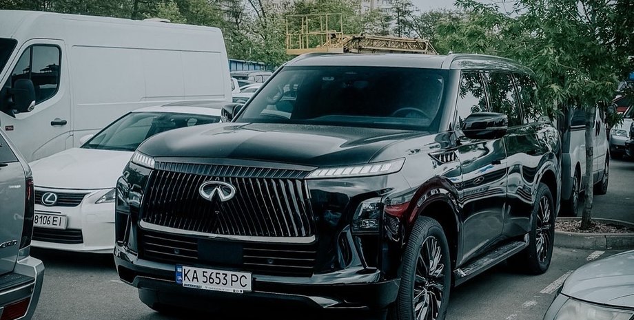 Infiniti QX80 2024, Infiniti QX80, новый Infiniti QX80, внедорожник Infiniti QX80, внедорожник Infiniti QX80