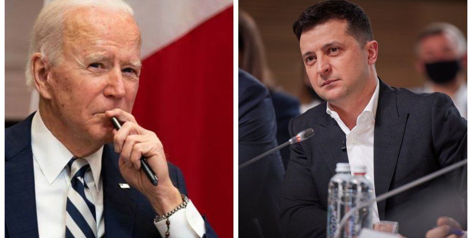 зеленский, Байден, президент, сша, Україна, розмова, фото