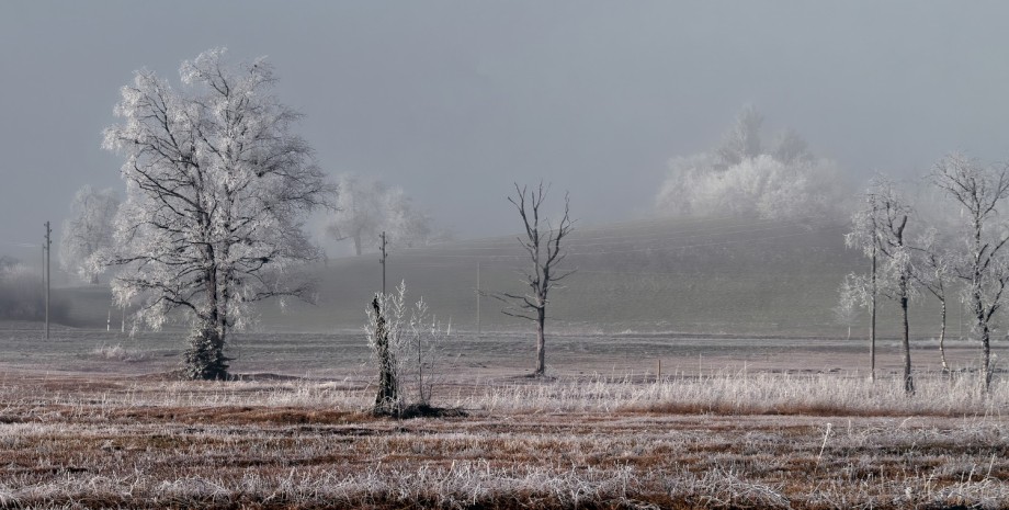 Осень, заморозки, октябрь