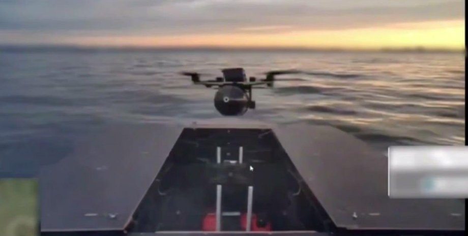 Морской дрон Скорлупа может нести FPV-беспилотники Морской дрон Скорлупа