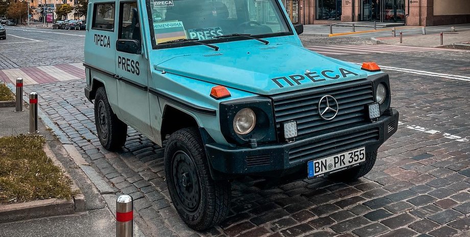 Mercedes-Benz G-Class, бронированный Гелендваген, Mercedes G-Class, Mercedes G-Class 1982, война в Украине