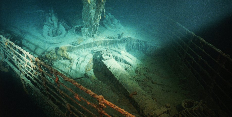 Затонувший "Титаник", фото
