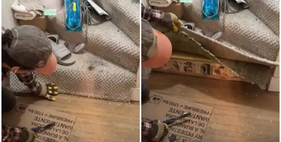 Жінка розпочала ремонт у старому будинку, під килимом на неї чекав справжній сюрприз, що там було, знахідки