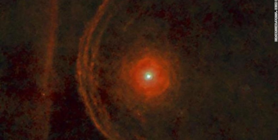Звезда Бетельгейзе. Фото: ESA/Herschel Space Observatory
