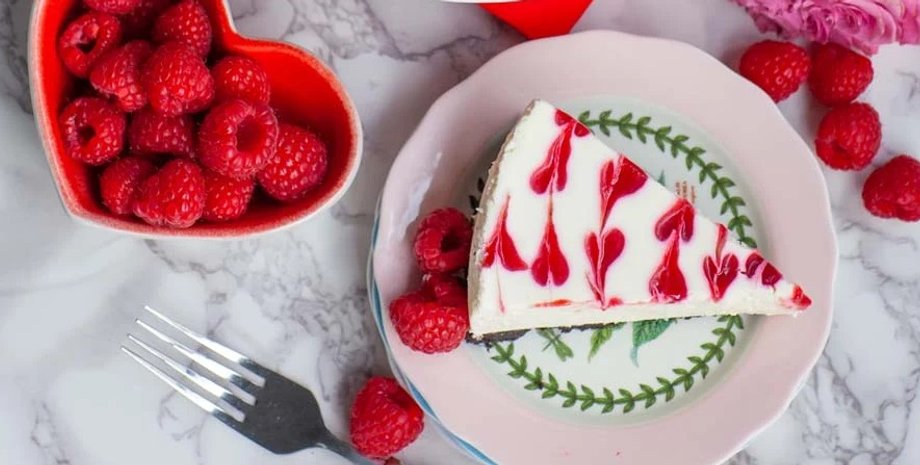 Чизкейк без выпечки, чизкейк с малиной, вкусный чизкейк, рецпет чизкейка