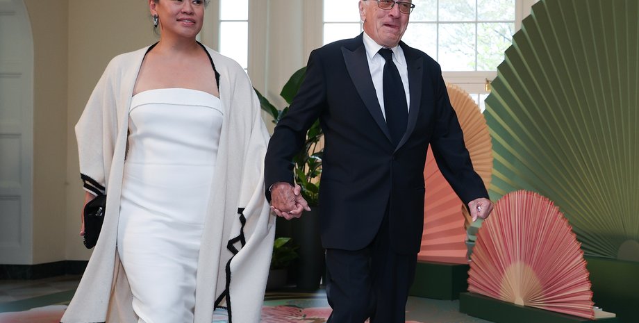 Роберт Де Ниро и Тиффани Чен, девушка роберта де ниро, ребенок роберта де ниро, белый дом, джо байден